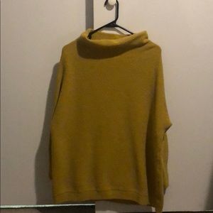 Mustard free people sweater!